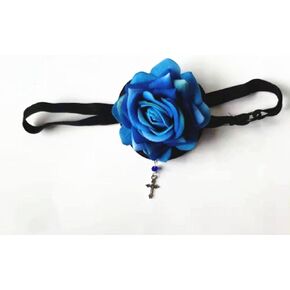 قناع يوري قوطي روز لرقعة العين على شكل فراشة واحدة ريترو باللون الأسود مناسب لحفلات الهالوين in Kuwait