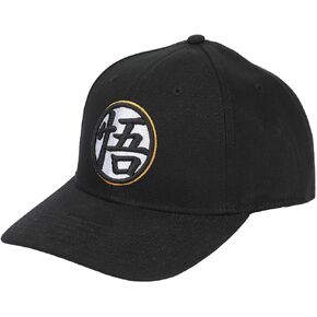 Dragon Ball Z Goku Kanji Symbol Black Cotton Twill B2 Ball Cap in Kuwait