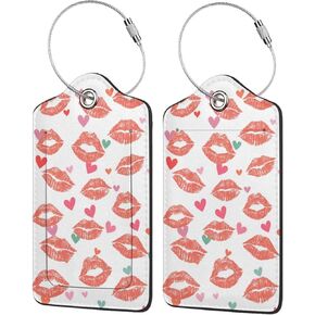 Adventure Begins Forest Luggage Tags 2 Pack PU Leather Luggage Tag for Suitcase Travel Bag Women Men with Privacy Cover ID Label Stainless Steel Loop in Saudi Arabia