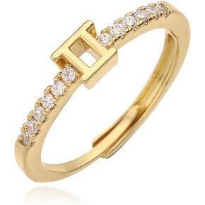 HOPE LOVE SHINE, Zodiac Ring for Women Men – 18K Gold Plated Brass Adjustable Astrology Jewelry – Horoscope Star Sign Gift in Saudi Arabia