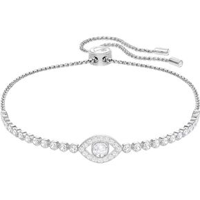 Swarovski Rhodium Plated Evil Eye Bracelet in Kuwait