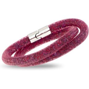 SWAROVSKI Stardust Ruby Ladies Double Bracelet 5139748 in Kuwait