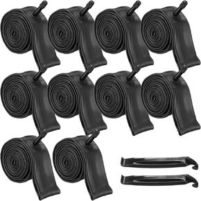 12 Pcs 20 Inch Bike Tube Fit 1.75/1.95/2.10/2.125 Bike Inner Tube with Tire Levers, Butyl Rubber Interior Bicycle Tire Tube Schrader Valve for MTB Road Mountain BMX Kids Bikes in Kuwait
