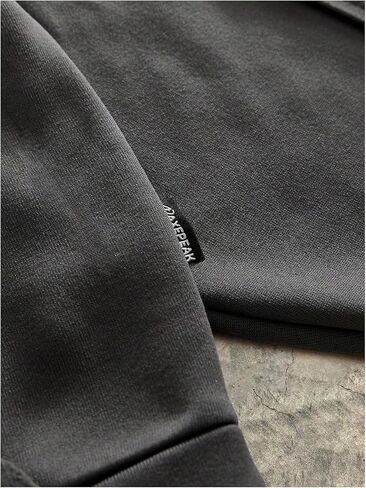 GORGLITTER Men's Y2k Graphic Hoodie Oversized Baggy Long Sleeve Drop Shoulder Streetwear Cool Hooded Sweatshirt in Saudi Arabia