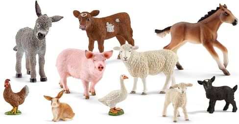 Schleich Farm World, Realistic Farm Animal Toys for Boys and Girls, Baby Donkey Foal Toy Figurine, Ages 3+ in Saudi Arabia