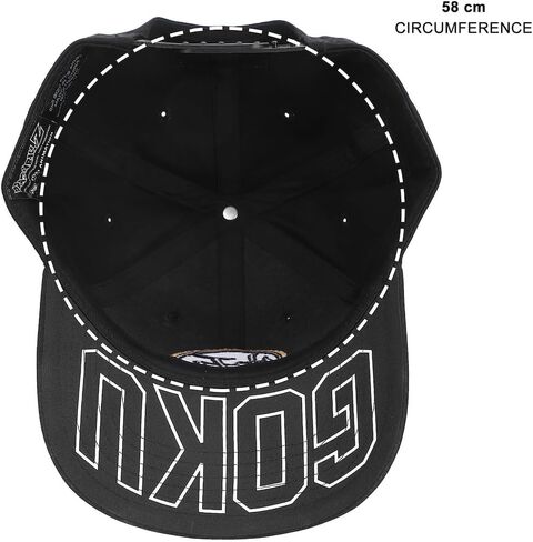 Dragon Ball Z Goku Kanji Symbol Black Cotton Twill B2 Ball Cap in Kuwait