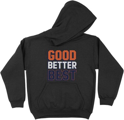 سويت شيرت بقلنسوة للأطفال من TeesAndTankYou Good Better Best للأطفال in Kuwait