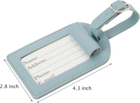 24 Pcs Wedding Luggage Tags with Thank You Tags, It's Who You Have Beside You, Wedding Guest Favor Tag, Bridal Shower Gifts, Travel Accessories for Suitcase or Bag (Dusty Blue) in Saudi Arabia