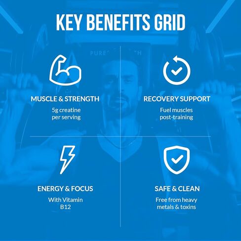 STONEPACK Creatine Gummies – The Only Lab-Verified 5g Creatine Monohydrate | Plus B12 for Energy, Accurate Dosing, Sugar-Free, Vegan, Gluten-Free | 120 Count Blue Raspberry Flavor in Saudi Arabia
