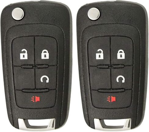 Keyless2Go Replacement for Keyless Remote 4 Button Flip Car Key Fob For OHT01060512 in Saudi Arabia
