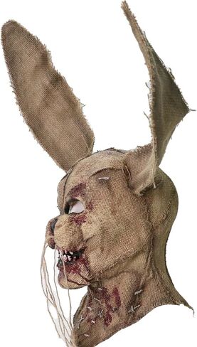 مخيف الأرنب الفزاعة قناع الخيش كيس واقعية اللاتكس أرنب الرعب الشيطان القاتل قناع السارق للكبار هالوين تأثيري الطرف in Kuwait