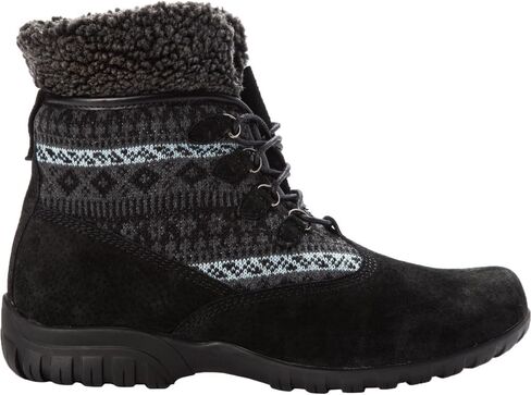 Propét Womens Delaney Alpine Winter Casual Boots Ankle - Black in Saudi Arabia