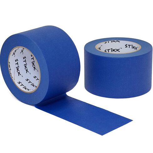 2pk 2 "x 60yd STIKK شريط رسامين أزرق 14 يومًا سهل الإزالة شريط لاصق حافة تشطيب (1.88 بوصة 48 مم) (عبوتان) in Kuwait