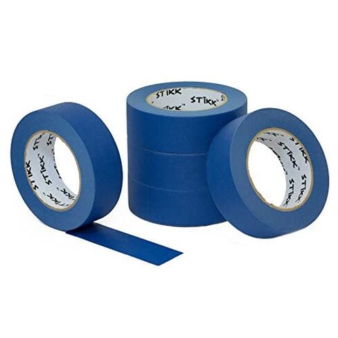 2pk 2 "x 60yd STIKK شريط رسامين أزرق 14 يومًا سهل الإزالة شريط لاصق حافة تشطيب (1.88 بوصة 48 مم) (عبوتان) in Kuwait