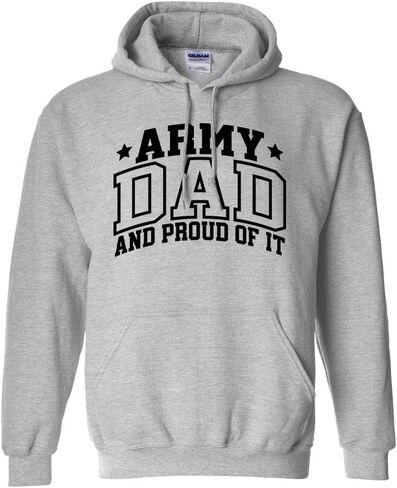 سويت شيرت بغطاء للرأس من TeesAndTankYou Army Dad للجنسين in Kuwait