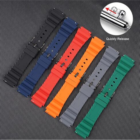 Bands Fit for Casio MDV106-1AV MTP-VD01 AMW330 AMW320 AW90H MTD1065, for Seiko Diver SKX007/009/011 Rubber Strap Replacement Wristband for Women Men in Saudi Arabia