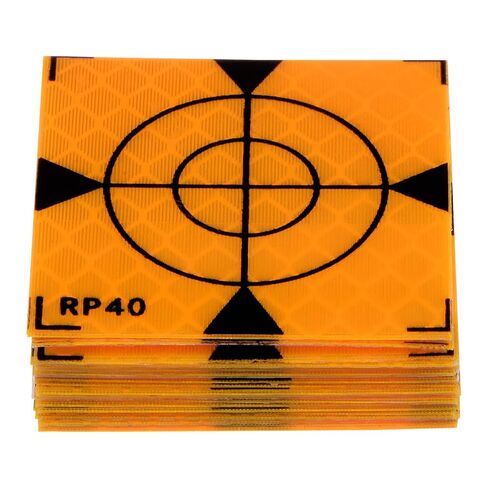 HARFINGTON 10pcs Survey Reflector Sheets 40mm Self-Adhesive Reflective Tape Survey Target Mark for Total Stations, Green in Saudi Arabia
