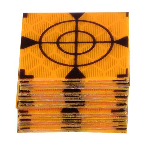 HARFINGTON 10pcs Survey Reflector Sheets 40mm Self-Adhesive Reflective Tape Survey Target Mark for Total Stations, Green in Saudi Arabia