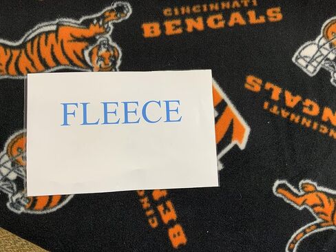 Fleece 60" Wide 100% Polyester FLEECE Bengals, 60 Inches in Saudi Arabia