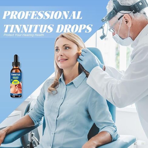 Tinnitus Relief for Ringing Ears-Natural Tinnitus Relief Drops | Relieve Ringing Ears & Reduce Buzzing/Clicking Noise | Support Healthy Hearing | 60ml Bottle in Kuwait