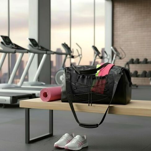 حقيبة فيكتوريا سيكريت VSX Weekender الرياضية - القرش الأسود - إصدار محدود لحقيبة الجيم والسفر، مقاس واحد in Saudi Arabia