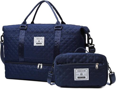 Expandable Weekender Bag for Women - Waterproof Large Capacity Travel Duffle with Multi-Compartment Organizer, Weekend Trips & Business Travel (wine red) in Saudi Arabia