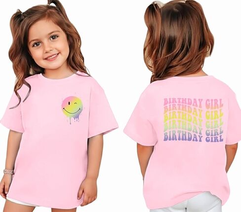 Birthday Girl Shirt It's Me Hi I'm The Birthday Girl It's Me Cute Graphic Tee 4-12 Year Bday Party Tops in Saudi Arabia