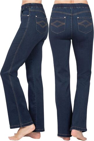 PajamaJeans Women's High Waist Palazzo Curvy Jeans in Saudi Arabia