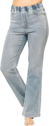 PajamaJeans Women's High Waist Palazzo Curvy Jeans in Saudi Arabia