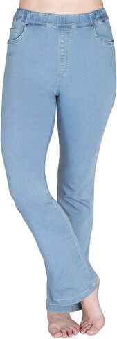 PajamaJeans Women's High Waist Palazzo Curvy Jeans in Saudi Arabia