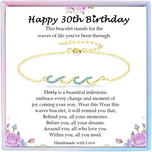 Gifts for Women Christmas Birthday, Silver Wave Bracelets for Woman Mom Wife Grandma Daughter Granddaughter Friend Sister, The Waves of Life We've Through Together Mothers Day Graduation Gift in Saudi Arabia