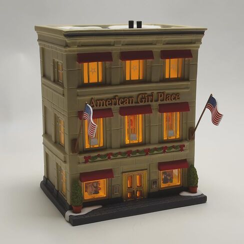 القسم 56 عيد الميلاد في مبنى City Village American Girl Place Lit، 7.87 بوصة، متعدد الألوان in Kuwait