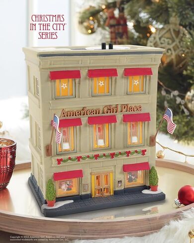القسم 56 عيد الميلاد في مبنى City Village American Girl Place Lit، 7.87 بوصة، متعدد الألوان in Kuwait