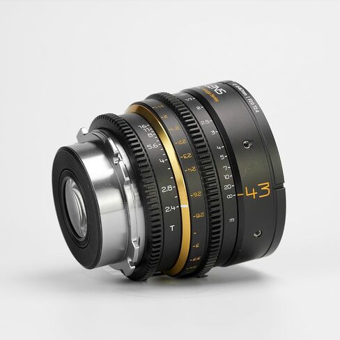 Dulens Apo Mini Prime 43mm T2.4 Cine Lens Manual Manual Manual Focus (Magic Black ، PL) in Kuwait
