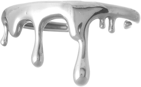 YWMAN Stainless Steel Blood Drop Open Cuff Bracelet, Gothic Bangle Jewelry for Women Men in Saudi Arabia