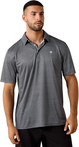ARIAT Men's All Over Print Classic Fit Polo in Saudi Arabia