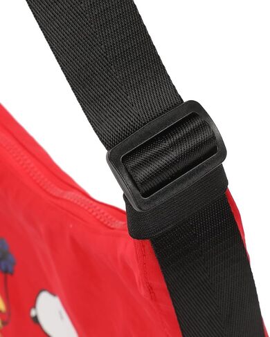 Peanuts Snoopy and Woodstock Crescent Women's Red Crossbody Handbag in Saudi Arabia