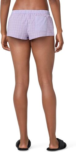 florence by mills womens Micro-plaid Poplin Pajama Micro Shortie in Saudi Arabia