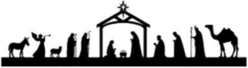 Iron Nativity Scene Figurine Decor - for Living Room, Office, Desk | Ideal Christmas Home Decor in Saudi Arabia