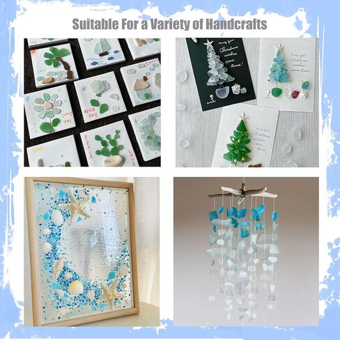 WECKLOM Christmas Tree DIY Kit Sea Glass Pieces for DIY Crafts Christmas Craft DIY Christmas Tree Lights Lamp Christmas Ornament Crafts in Saudi Arabia