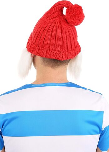 Disney Peter Pan Mr. Smee Hat & Glasses Costume Kit - Knit Hat with Faux Hair and Gold-Tone Glasses in Saudi Arabia