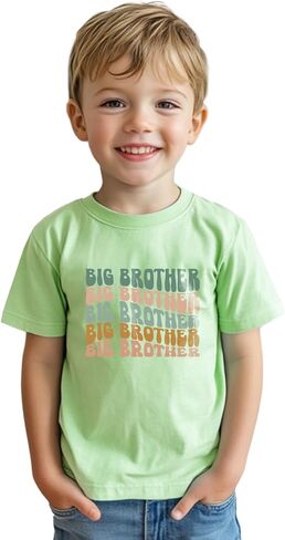Promoted to Big Brother T Shirt Gift for Toddler Boy Big Bro Announcement T-Shirt Tees 2-8T in Saudi Arabia