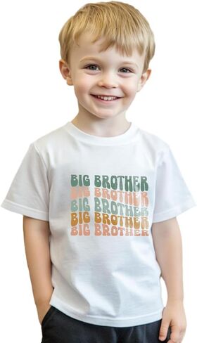Promoted to Big Brother T Shirt Gift for Toddler Boy Big Bro Announcement T-Shirt Tees 2-8T in Saudi Arabia