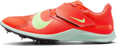 Unisex Zoom Rival Jump (600 - Bright Crimson/Washed Coral-Lime Blast) in Saudi Arabia