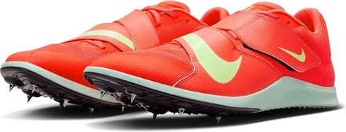 Unisex Zoom Rival Jump (600 - Bright Crimson/Washed Coral-Lime Blast) in Saudi Arabia