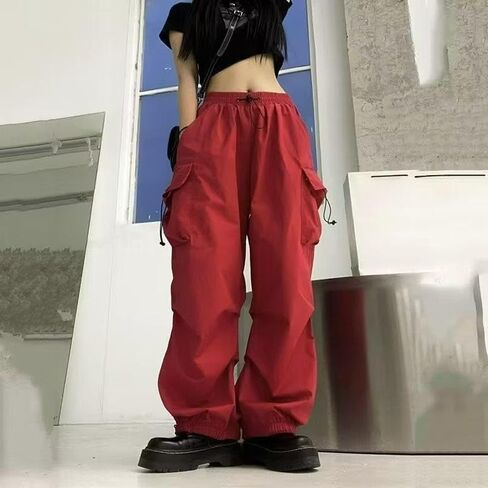 Unisex Cargo Pants – Vintage Streetwear Baggy Utility Joggers with Drawstring Waist and Pockets in Saudi Arabia