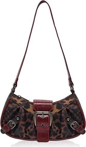 Shoulder Bag for Women, Small Punk Y2K Purse with Detachable Strap - Top Handle Underarm Clutch Y2K Bag in Saudi Arabia