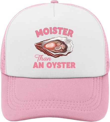 Moister Than an Oyster Funny Inappropriate Adult Humor Women Hat Camping Caps in Saudi Arabia