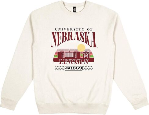 College Sports Heavyweight Crewneck Sweatshirt - Fleece Unisex Officially Licensed NCAA Men’s and Women’s Sweatshirt in Saudi Arabia