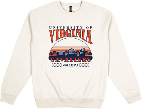 College Sports Heavyweight Crewneck Sweatshirt - Fleece Unisex Officially Licensed NCAA Men’s and Women’s Sweatshirt in Saudi Arabia